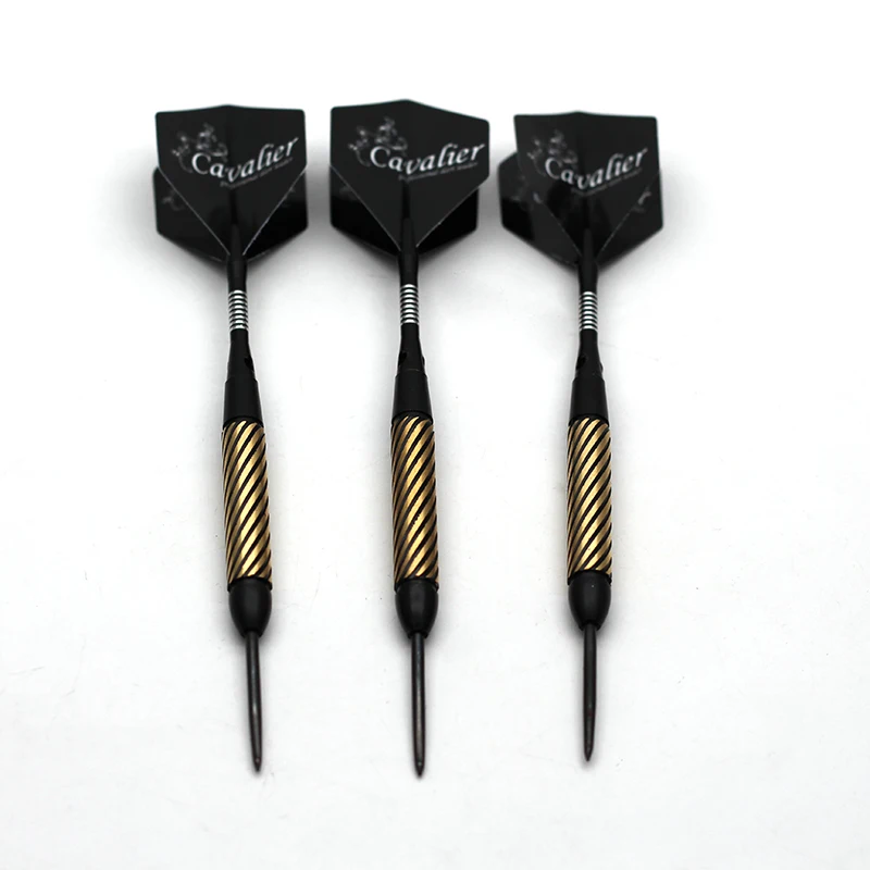 Профессиональная Дротика набор из 3 предметов 21 г стальной наконечник дротика с