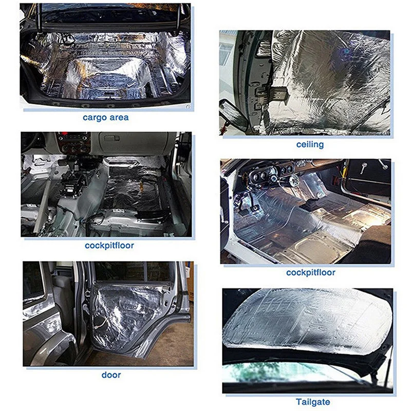 Автомобильные шумоизоляционные хлопковые автомобильные чехлы 10/7/5 мм 50*30 * см для