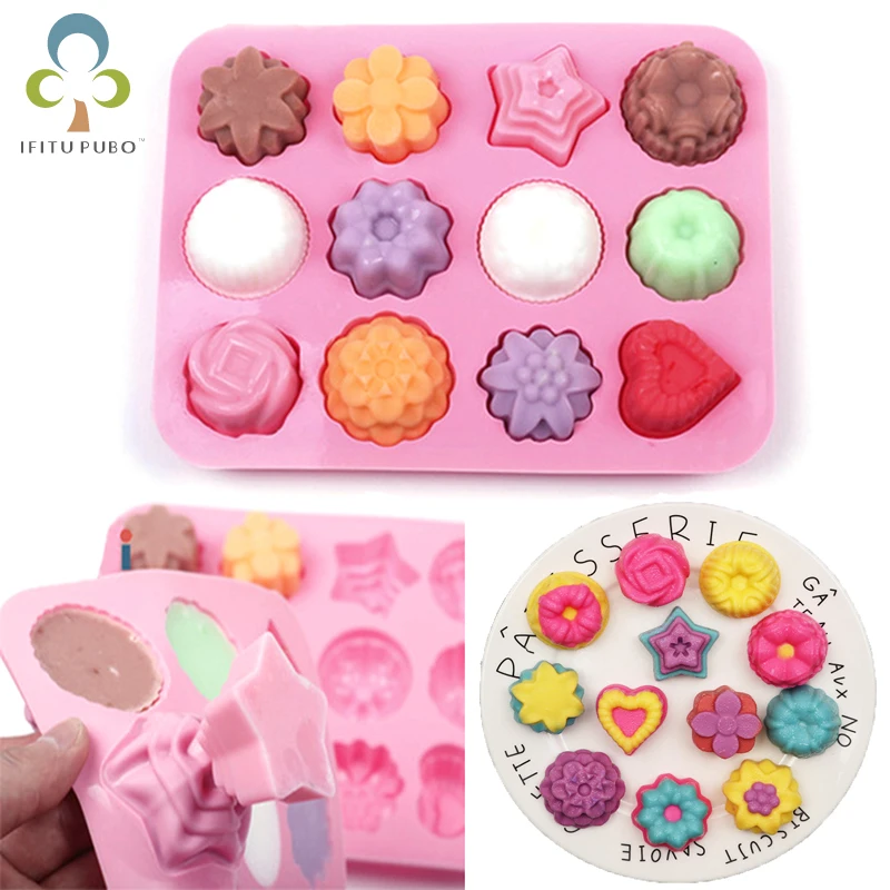 21 отверстие формы для выпечки торта силиконовая форма мыла 3D шоколадные