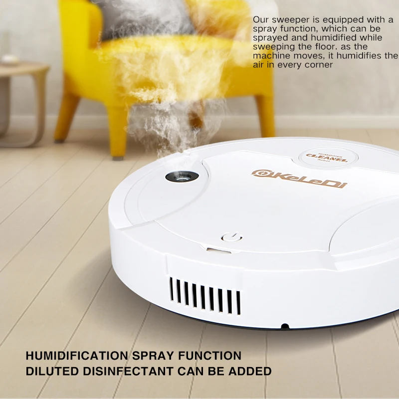 3 в 1 робот пылесос УФ дезинфицирующий спрей развертки и влажная уборки