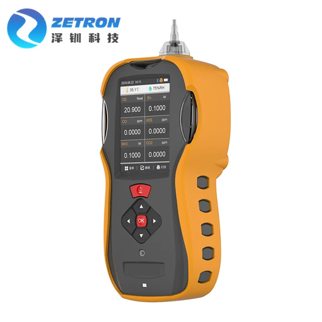

Zetron Handheld O3 NO2 HCN SO2 PH3 ETO Exhaust Gas Detector for Petroleum