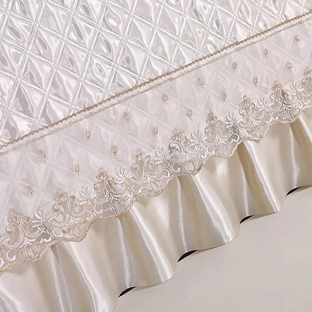 Шелковый защитный чехол для кровати в европейском стиле| |