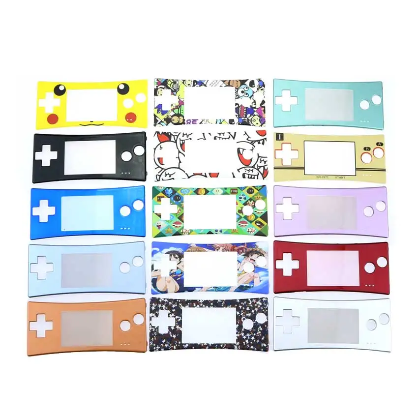 Замена YuXi Передняя Лицевая панель для GameBoy Micro для GBM системы передний чехол Корпус