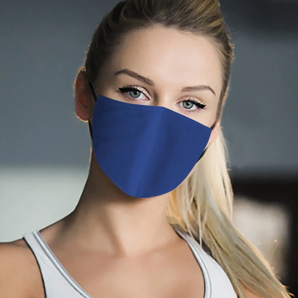 Женская моющаяся маска для лица с принтом взрослых и женщин защищающая от дымки