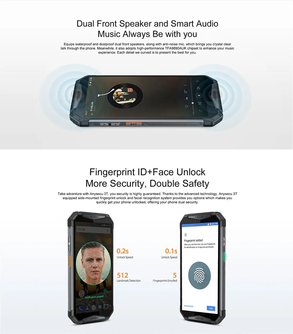 Чехол-накладка Ulefone 3T IP68 Водонепроницаемый NFC мобильный телефон Android 8,1 21MP helio P23 Octa Core 10300 мАч Zello PTT иди и болтай Walkie Talkie “иди и смартфона