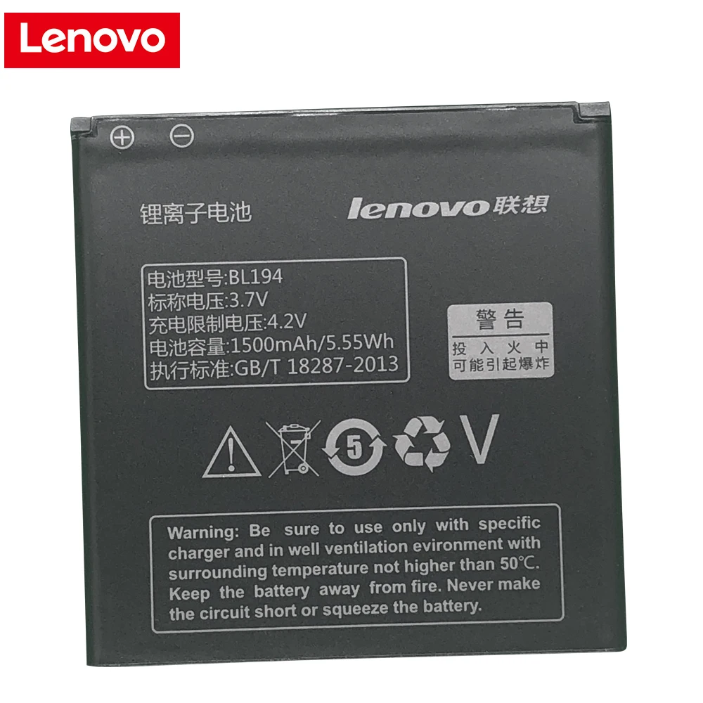 Оригинальный аккумулятор Lenovo 100% высококачественный BL194 Для A520 A660 A690 A370 A530 A698T A288T
