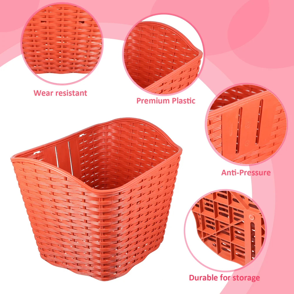 

1Pc Useful Bike Vegetable Basket Durable Front Basket Cycling Basket