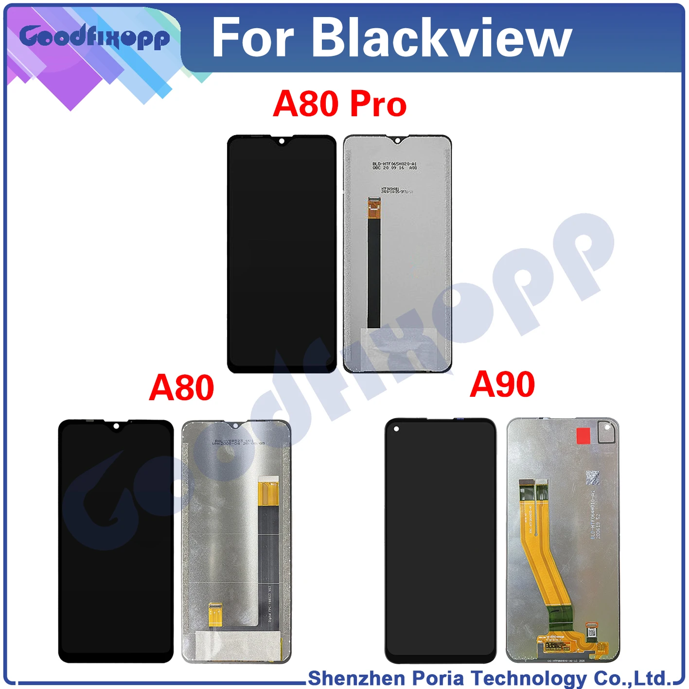 Фото 100% протестированный дисплей AAA для Blackview A80 A90 PRO ЖК-дисплей A80Pro замена экрана |