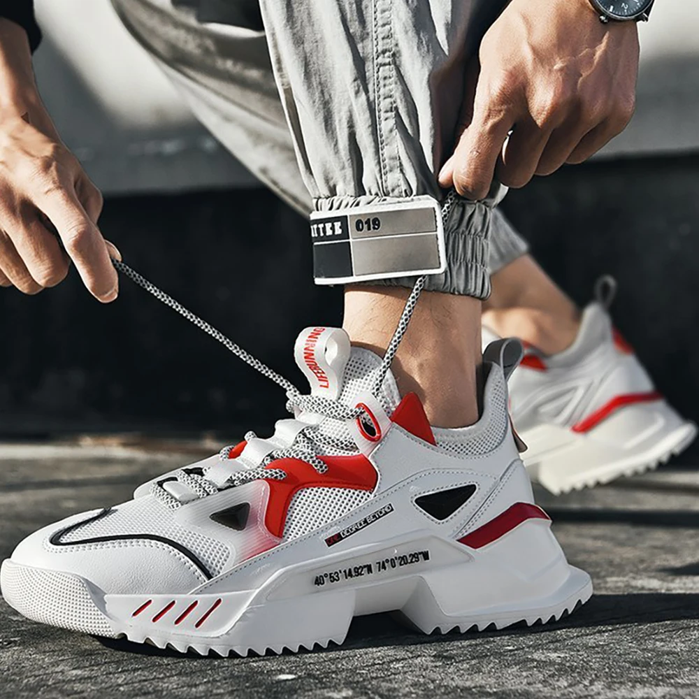 Повседневная дышащая обувь для мужчин Новое поступление Осенние сетчатые