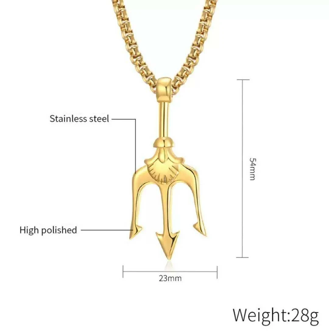 

Hip-hop titanium steel hiphop trendy personality European and American terroir cool bungee chain pendant men's trendy necklace