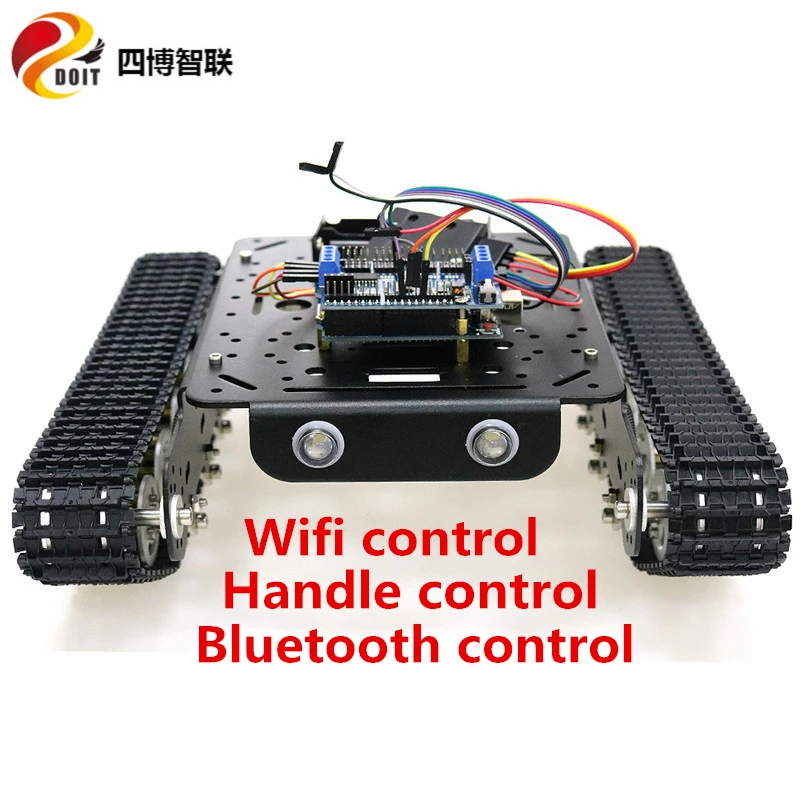 Комплект шасси SZDOIT для Arduino ESPduino амортизирующий металлический корпус с