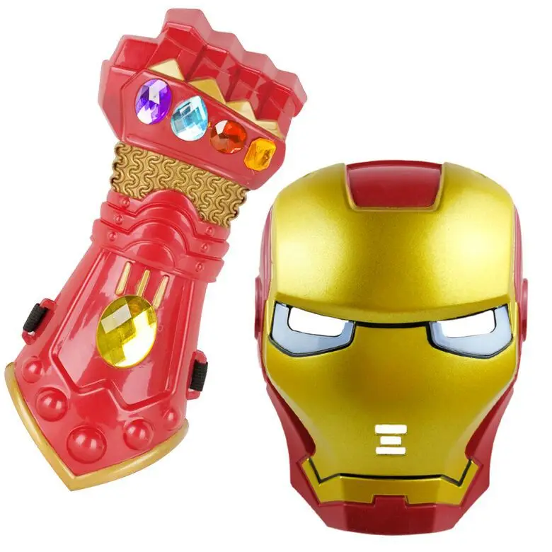 Новинка Железный Человек Боевые перчатки удар маска Мстители Лига 4 Хэллоуин