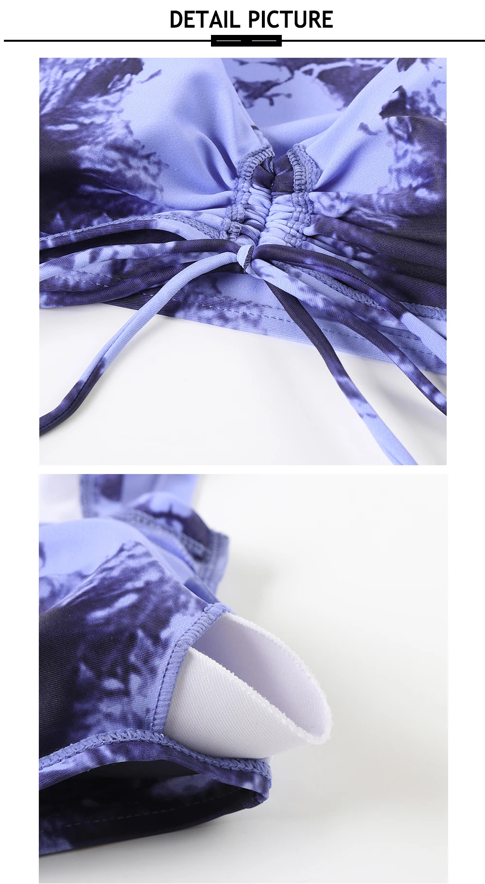 OMKAGI, комплект бикини, купальник для женщин, сексуальный, Tie Dye, пуш-ап, купальник, для плавания, высокая талия, бикини, набор, бикини, купальник для женщин, бикини