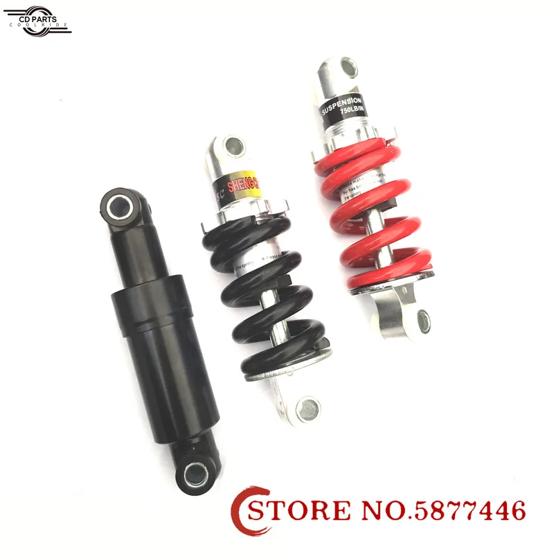 

125mm 750lbs 1500lbs Suspension Shock Absorber Is Suitable for Electric Scooter Bicycle Aluminum Alloy Spring Shock Absorber