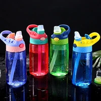 480ml kids water cup creative safe baby feeding cups with straws leakproof water bottles outdoor portable childrens cups