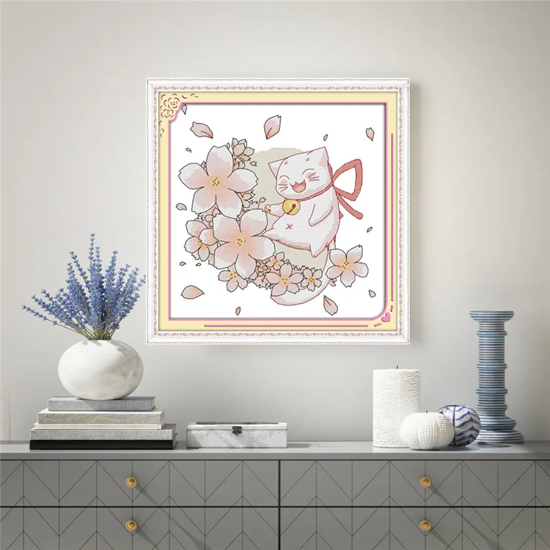 Набор для вышивки Благословение Кот|cross stitch needlework|cross stitchcross set needlework |