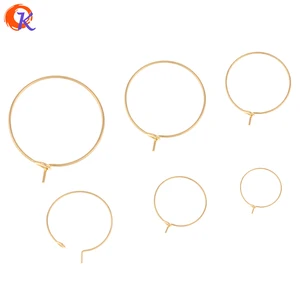 Сердечный дизайн 100 шт ювелирные аксессуарыСделай сам Изготовление ювелирных изделийПОДЛИННОЕ золотое покрытиесерьги фурнитураручная работасерьги-крючки