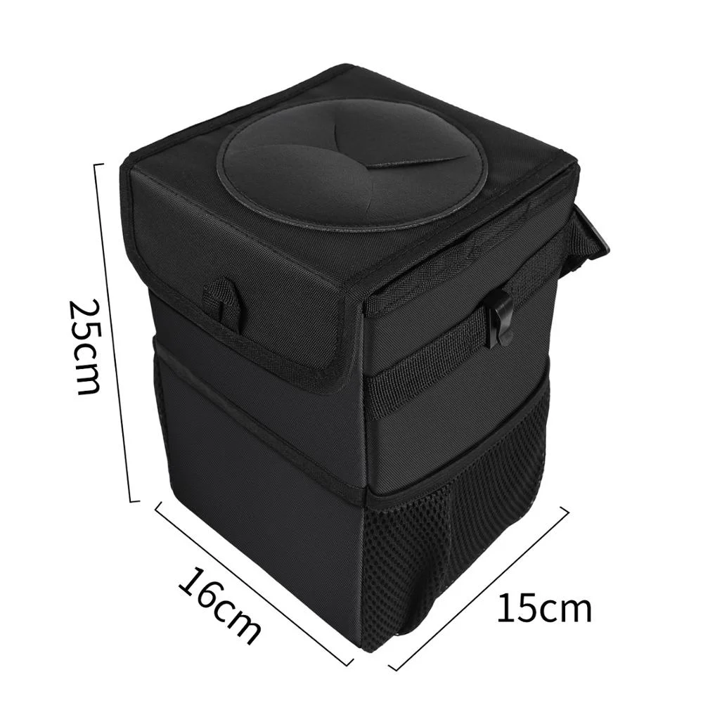 Hot sale custom 3D waterproof folding Oxford cloth car trash can back-mounted storage box bag inter accessories |