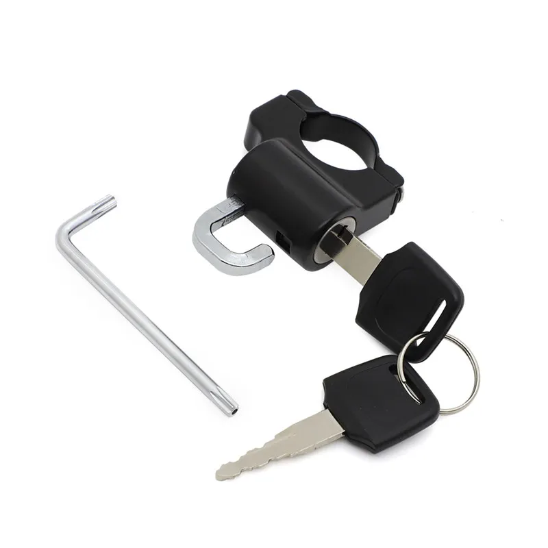 Anti-theft Helmet Lock Security For 7/8'' 22mm Handlebar fit for Honda Yamaha Kawasaki Suzuki Victory Motorcycle dIrt bike |