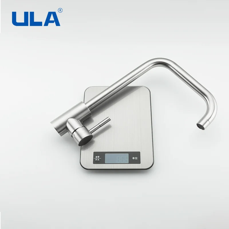 

ULA Kitchen Faucets Stainless Steel Kitchen Tap Mixer Single Handle Single Hole Kitchen Faucet Mixer Sink Tap Kitchen Faucet