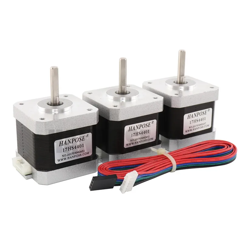 

100pcs Nema17 17HS4401-D 4-lead Nema 17 Stepper Motor 42 motor 42BYGH 1.7A 3D printer CNC