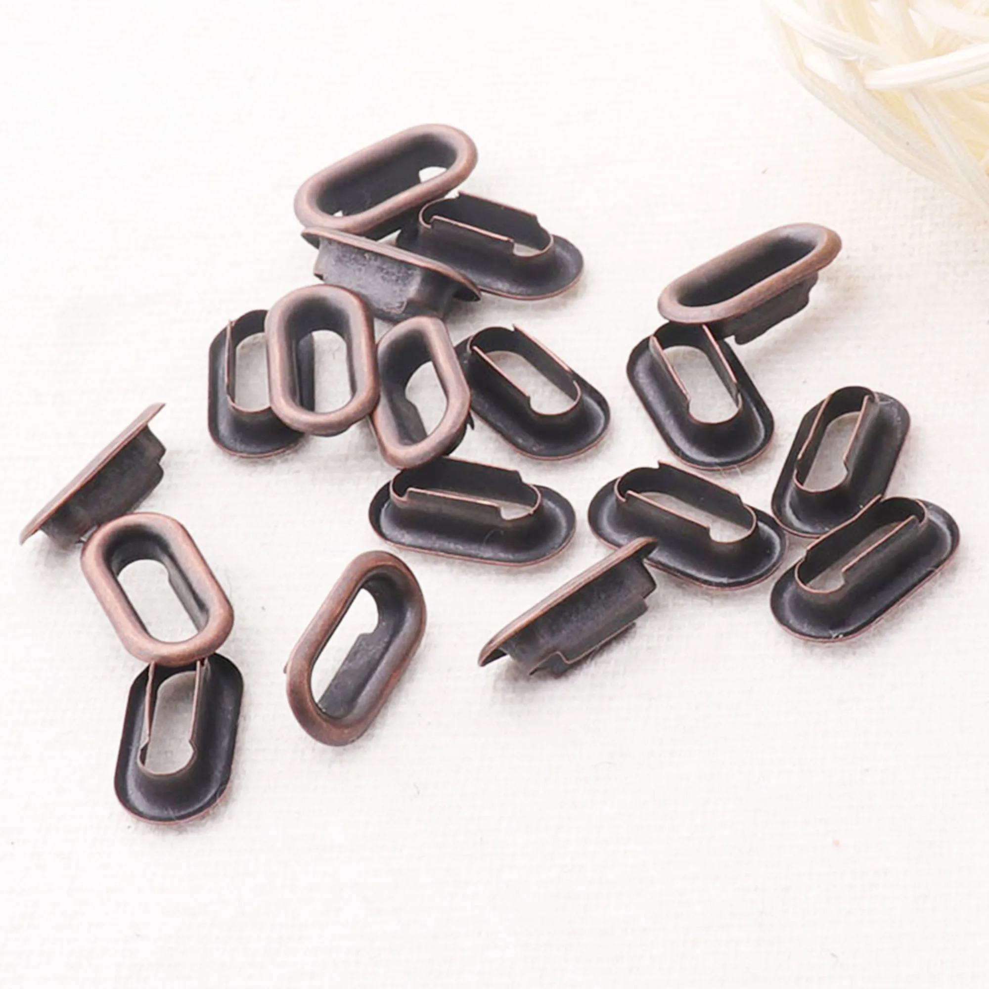 200 SETS Copper Eyelets Grommets With Washers Metal for Tags Tunnels Canvas Leather Eyelets-10MM | Дом и сад