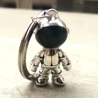 new dripping fashion handmade 3d astronaut space robot colorful astronaut keychain alloy gift for boyfriend