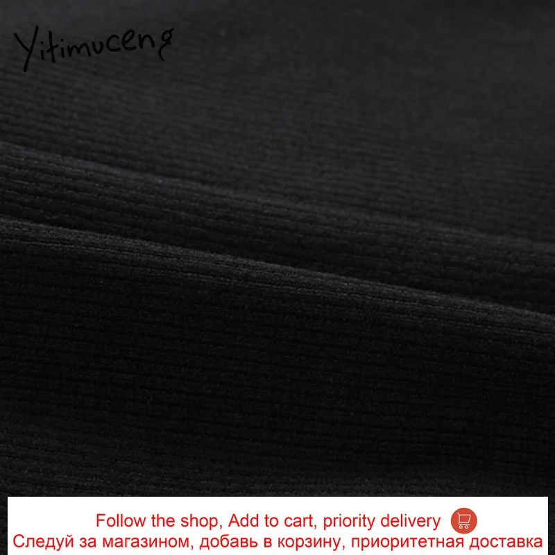 

Yitimuceng Woman Tshirts Summer Slim Drawstring Tees Black Sexy Short Tops Solid V-neck Pullover Pleated Fashion New Streetwear