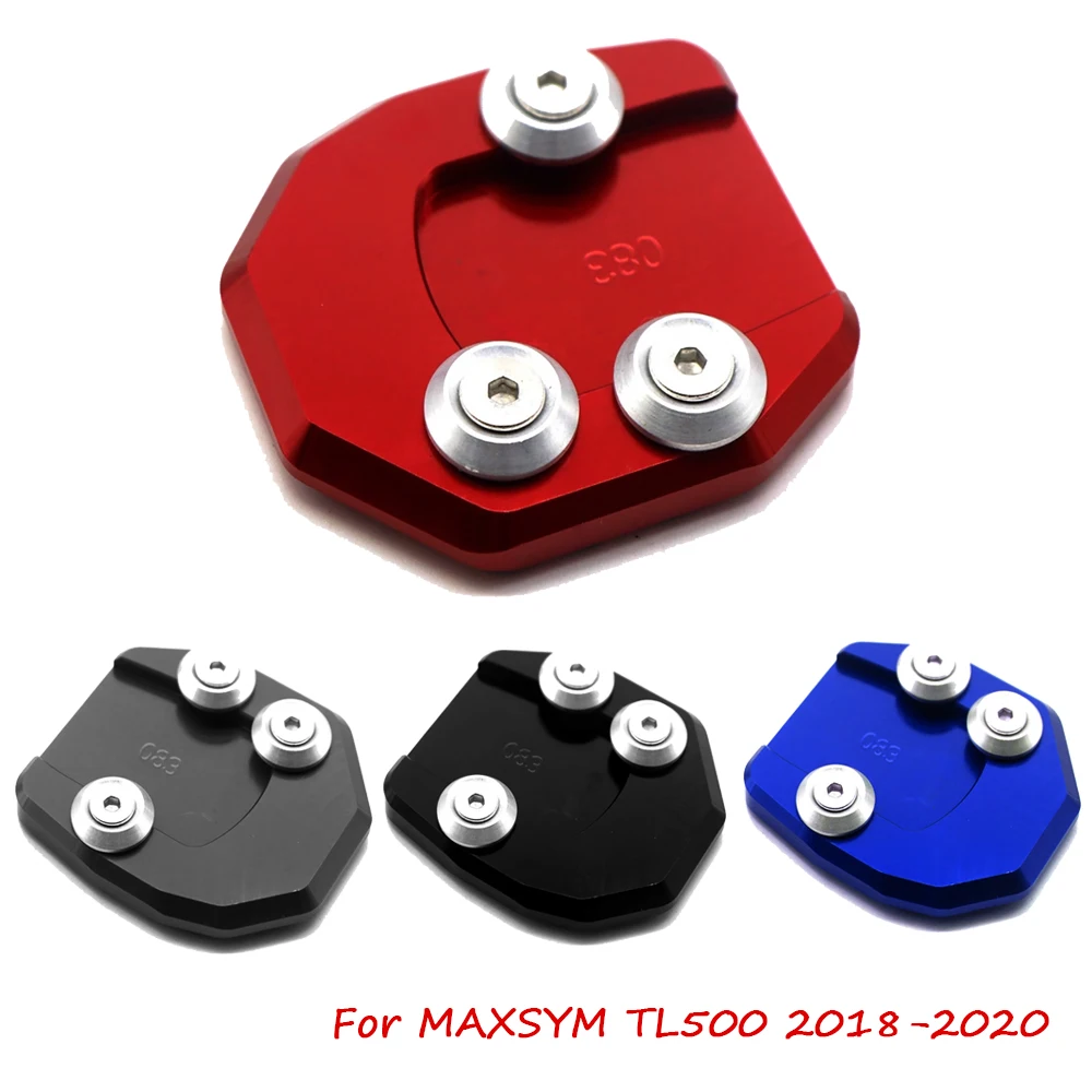 

Motorcycle CNC Kickstand Foot Side Stand Extension Enlarge Pad Support Plate For MAXSYM TL500 TL 500 Twin Line 2018-2020