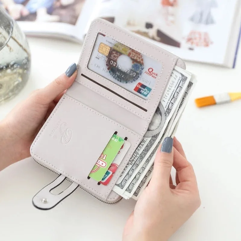 Новые женские кошельки из искусственной кожи на молнии и застежке маленький