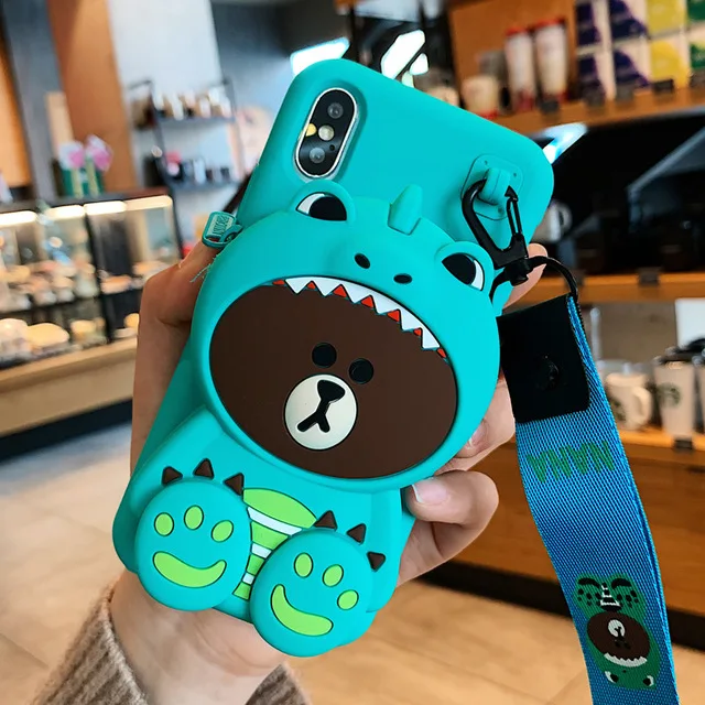 3D мультфильм Тоторо Ручной Чехол для телефона Samsung Galaxy A50 A30 A10 A20 A40 A70 силиконовый