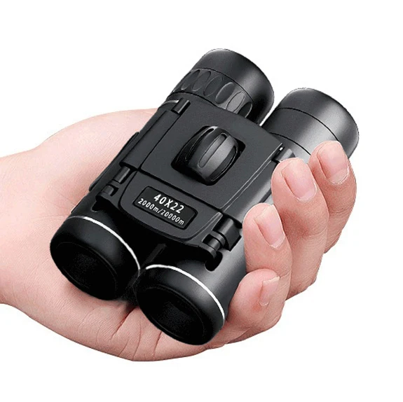 

40x22 HD мощный бинокль 2000 м дальность складной мини телескоп BAK4 FMC оптика для охоты и спорта на открытом воздухе Отдых Путешествия