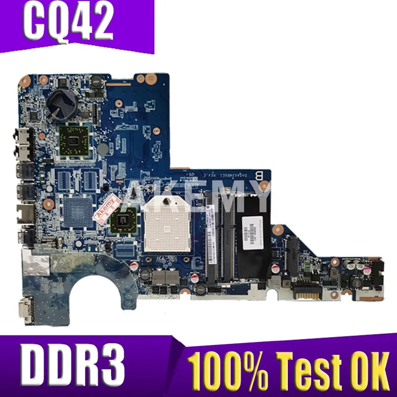 Материнская плата Akemy 623915 001 для ноутбука HP Compaq CQ42 CQ56 материнская DA0AX2MB6E1 разъем S1