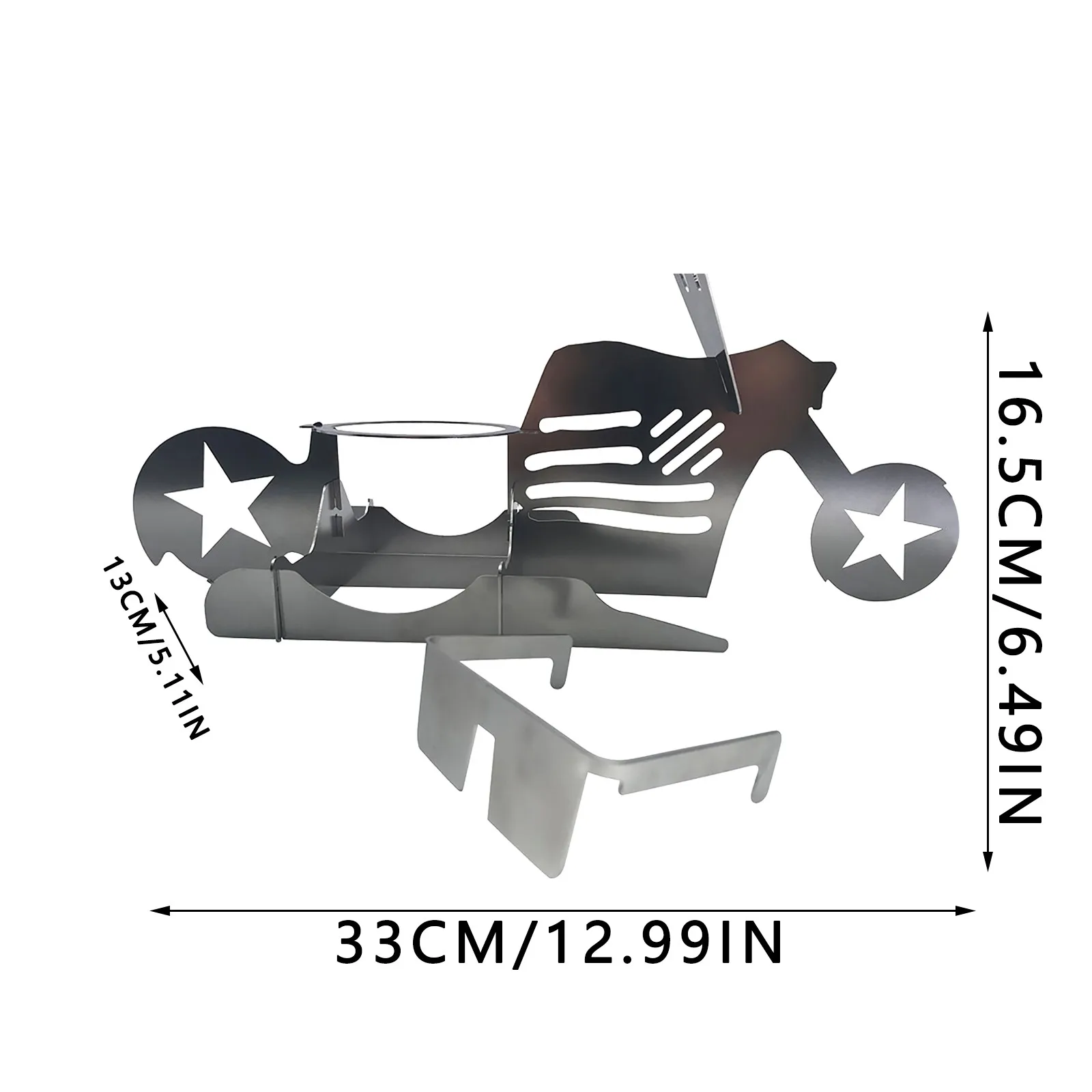 

Portable Chicken Stand Duck Holder Sexy American Motorcycle BBQ Rack Beer Outdoor Camping Grilling Tool Funny Roast Chicken Rack