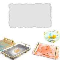 1pcs fruit tray silicone mold creative tea coaster tray resin molds diy home decoration crafts making