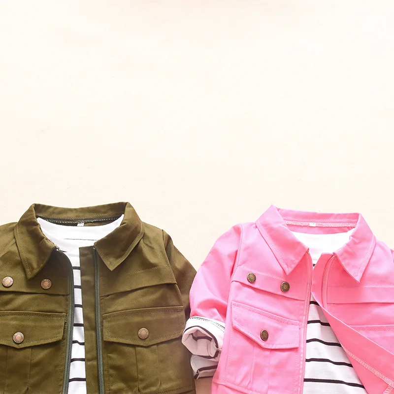 

2019 New Winter Newborn Baby Girls Kids Boys Clothes Long Sleeve Sweatershirts+Pants+Coat 3PCS Outfits Set Baby Clothing Sets