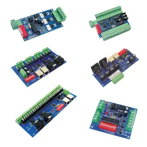 DMX512 3CH 4CH 6CH 8CH 12CH 18CH 24CH 27CH светодиодный контроллер постоянного напряжения общий анод декодер диммер контроллер, 5  24V