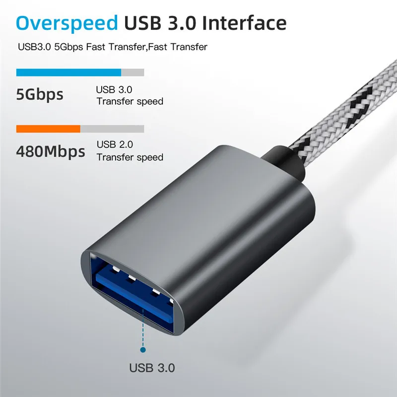2 в 1 Тип C кабель с разъемами микро usbи USB 3 0 Интерфейс конвертер OTG Кабель адаптер