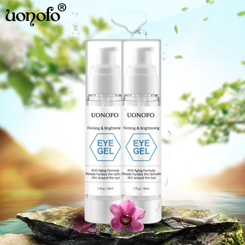 UONOFO Укрепляющий и Осветляющий крем гель для век удаления темных кругов отечности
