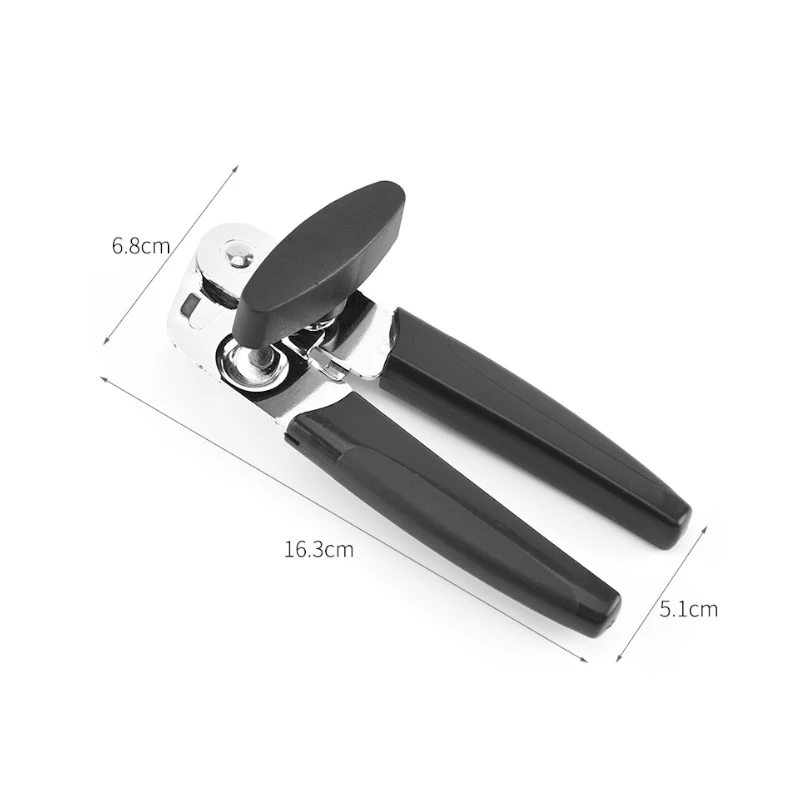 

Beeman 5 in 1 Stainless Steel Cans Opener Ergonomic Can Opener Handheld Manual Can Opener Side Cut Manual Can Opener