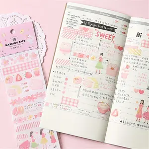 2 листа повседневной жизни васи ленты каваи Канцтовары DIY Скрапбукинг самоклеющиеся ленты для маскировки декоративный стикер школьные принадлежности