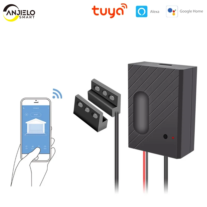

WiFi Switch Garage Door Opener Wireless Remote Control work With Tuya Alexa Google Home Smart Home System Gate Controller