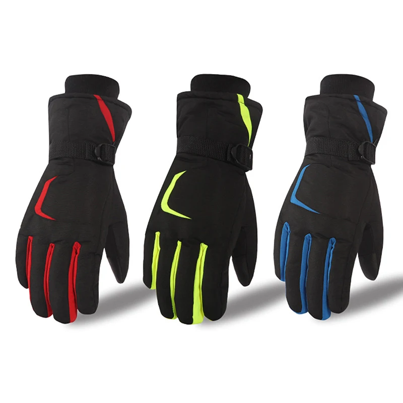 

Мужские лыжные перчатки, Сверхлегкие Водонепроницаемые зимние теплые перчатки для сенсорных экранов, перчатки для сноуборда, мотоциклетны...