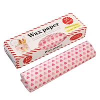 50pcslot wax paper food grade grease paper food wrappers wrapping paper for bread candy cake burger fries oilpaper baking tools