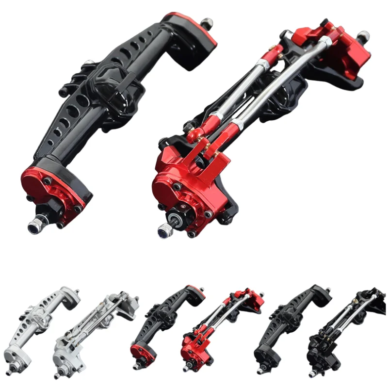 

SCX10 III AX103007 Front and Rear Axle Assembly 1/10 Simulation Climbing Car Axle Metal Upgrade Car Accessories
