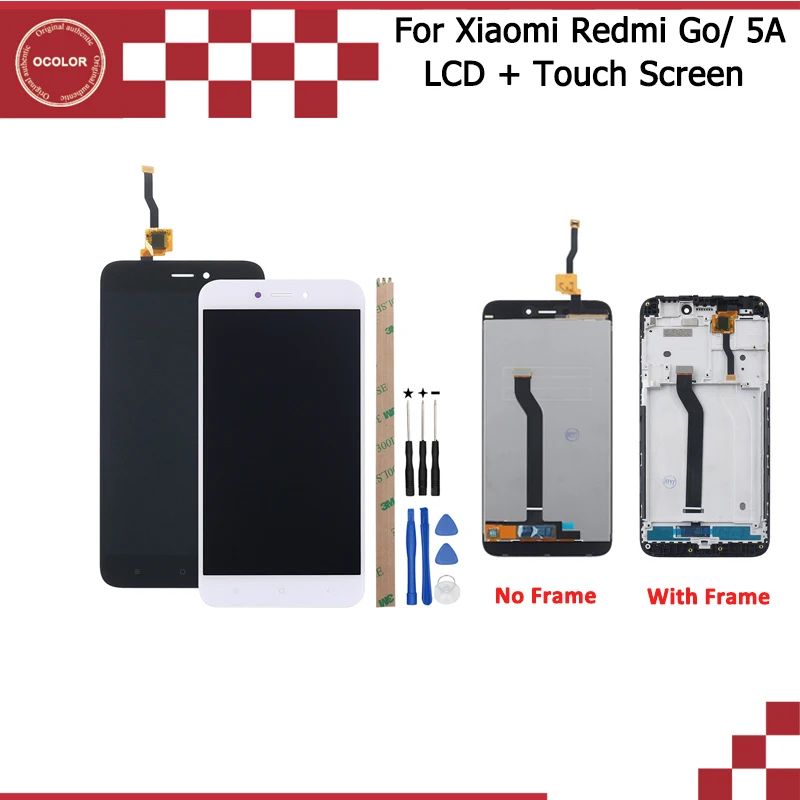 Цветной ЖК дисплей и сенсорный экран для Xiaomi Redmi 5A протестированные запасные