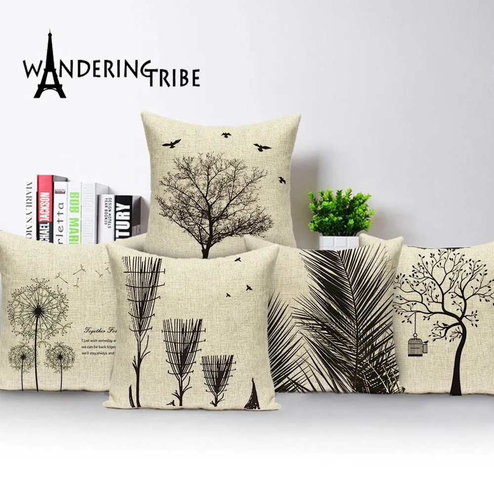 Чехол для подушки с Северными мотивами Чехлы подушек в скандинавском стиле