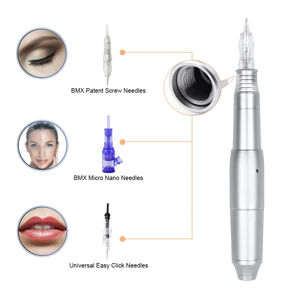 BMX машина для перманентного макияжа роторная тату машинка ручка Dermographe набор
