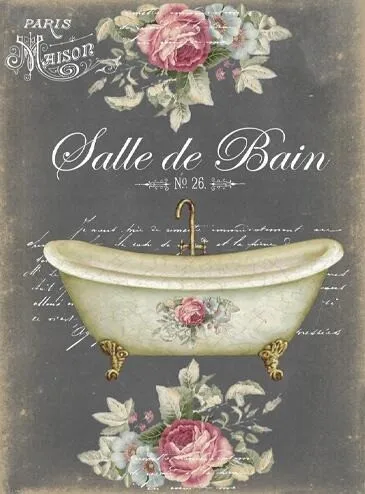 Картина на холсте винтажная в викторианском стиле абстрактные потертые принты