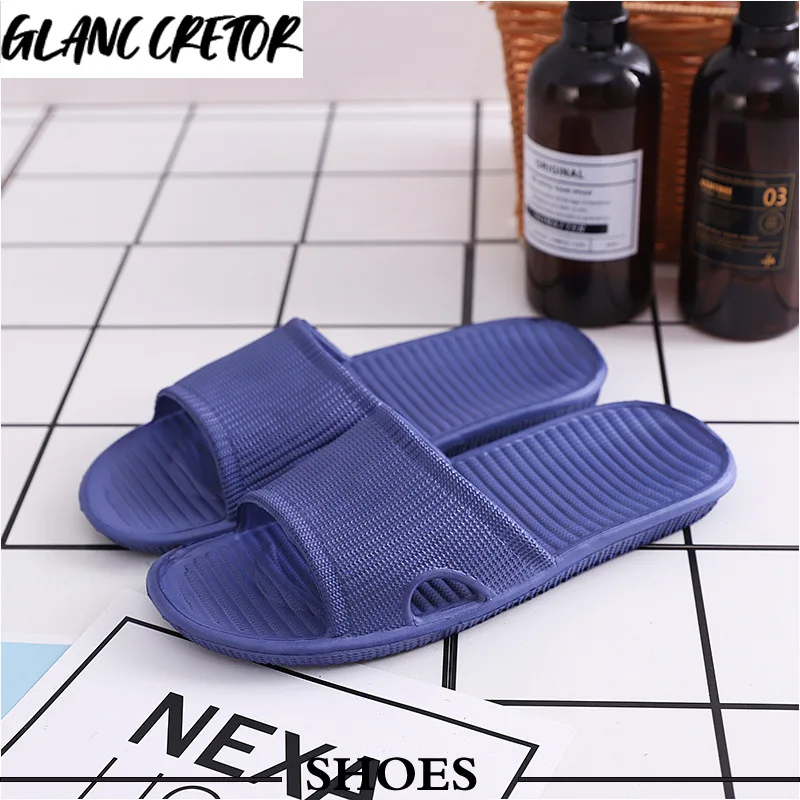 

Women Slippers New Summer Slides Home Soft Non-slip Woman Shoes Unisex Men Slippers Bathroom Bath Shoes Promotion Wholesale